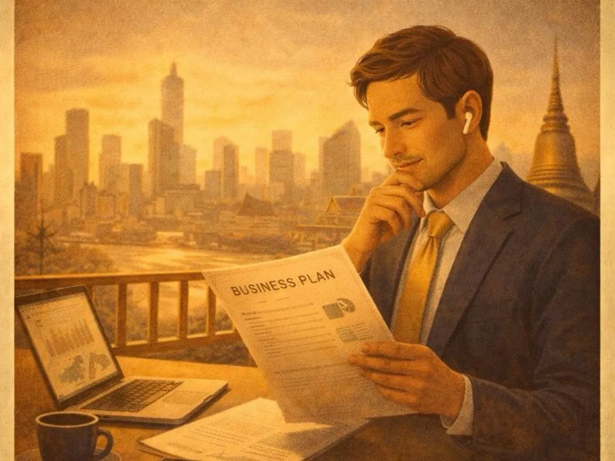 Illustration du visa Business en Thaïlande.